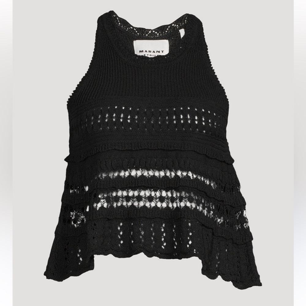 ISABEL MARANT ÉTOILE Fico Crochet Tank